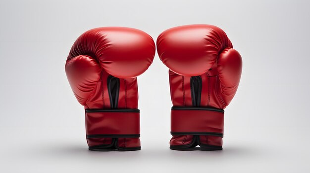 gants de boxe rouges