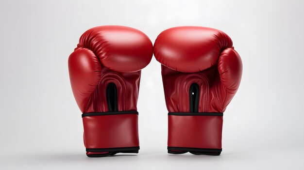 gants de boxe rouges