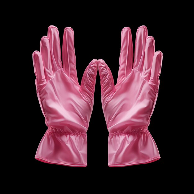 Photo gants médicaux sur fond clair