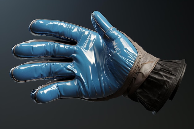 Photo gants résistants aux produits chimiques conçus pour protéger le han 00117 03