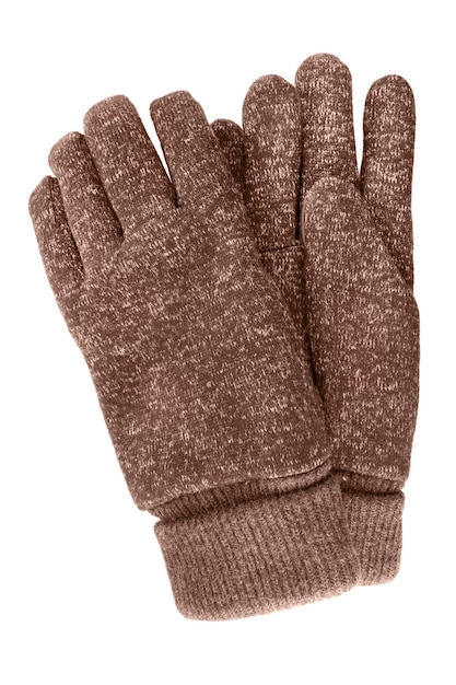 Gants tricotés isolés