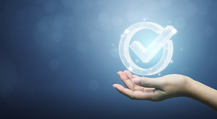 Photo garantie d'assurance de la certification du contrôle de la qualité standard