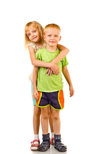 Photo garçon et une fille