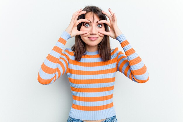 Photo garder les yeux ouverts pour trouver une opportunité de succès