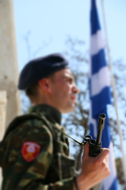 Photo gardez le drapeau .