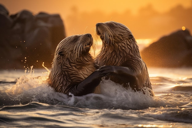 Les gardiens gracieux de la mer