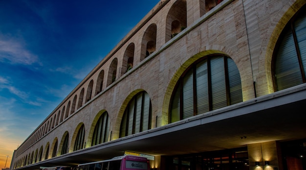 Gare Roma Termini le soir