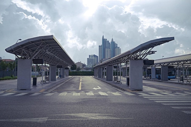 Gare routière vide