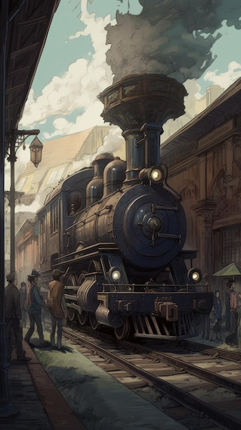 Gare Steampunk