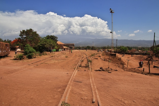 Gare de la ville de Moshi, Afrique