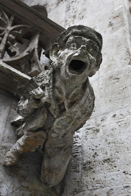 Gargouille sur l'hôtel de ville de Munich