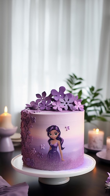 Le gâteau d'anniversaire de Barbie