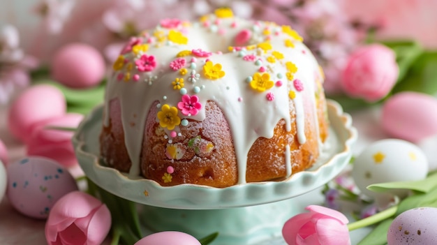 gâteau d'anniversaire de Pâques