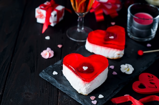 Gâteau d&#39;anniversaire pour la Saint Valentin