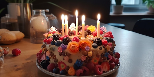 Gâteau d&#39;anniversaire