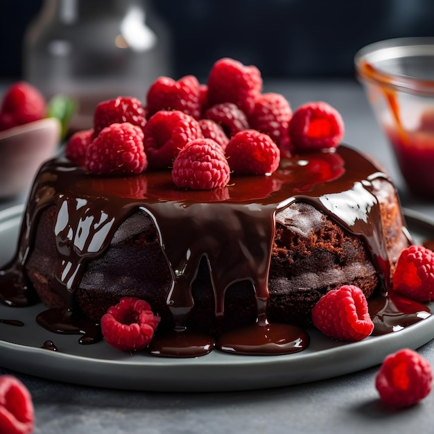 Gâteau au chocolat Ai généré