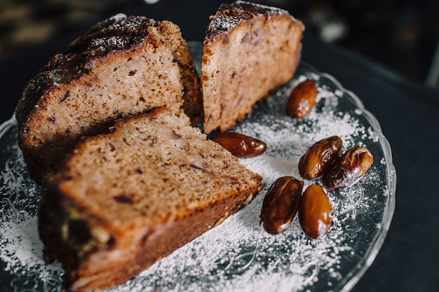 Gâteau au chocolat aux dattes bouchent