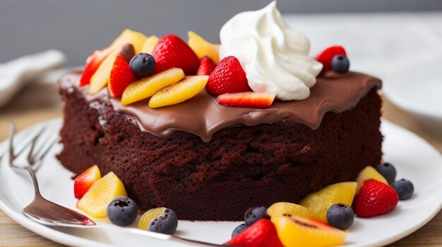 Gâteau au chocolat aux fruits secs