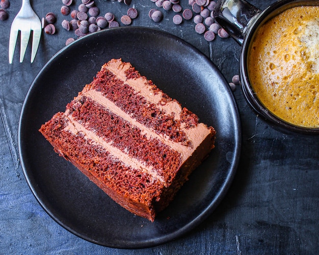 gâteau au chocolat à la crème