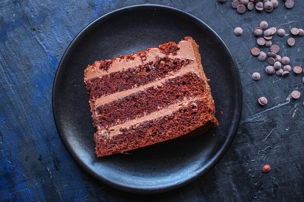 gâteau au chocolat à la crème