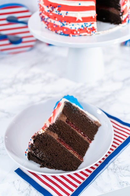 Gâteau au chocolat du 4 juillet