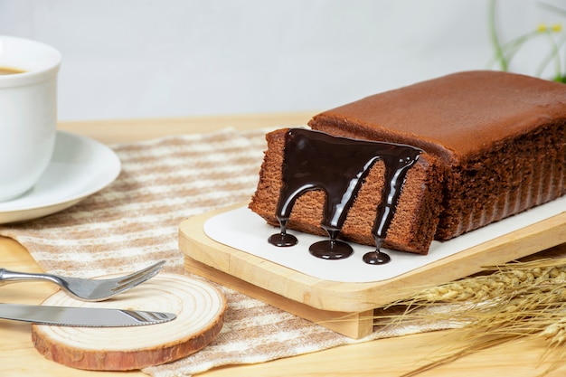 Gâteau au chocolat fait maison