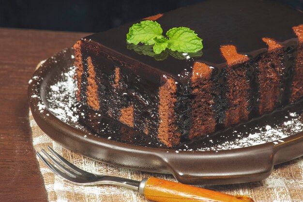 Gâteau au chocolat fait maison