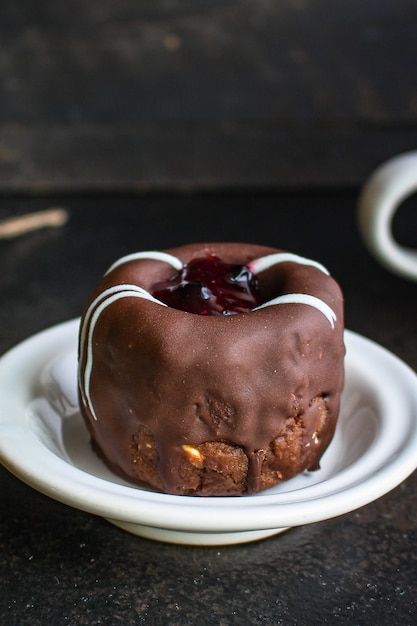 gâteau au chocolat fourré