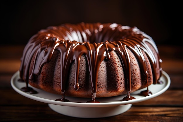 Gâteau au chocolat fraîchement sorti du four