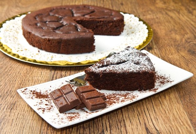 Gâteau au chocolat noir