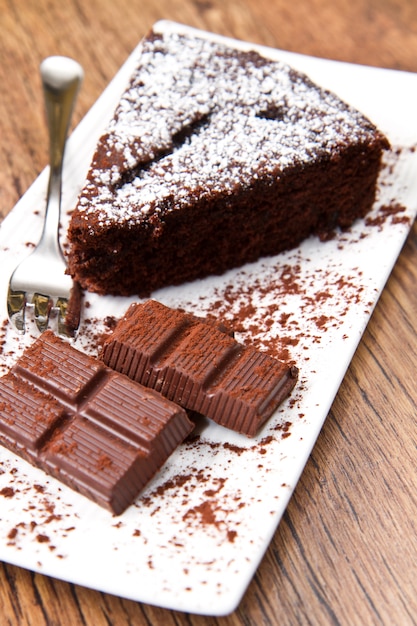 Gâteau au chocolat noir