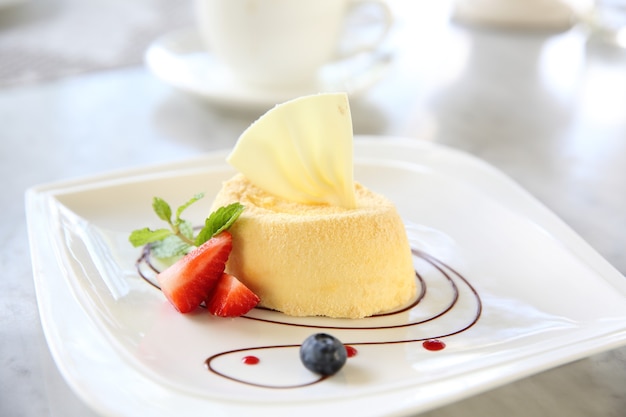 Gâteau au fromage aux fruits