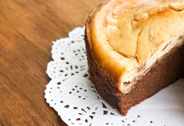 Gâteau au fromage brownie