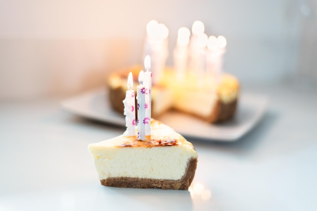 Gâteau au fromage maison à la vanille