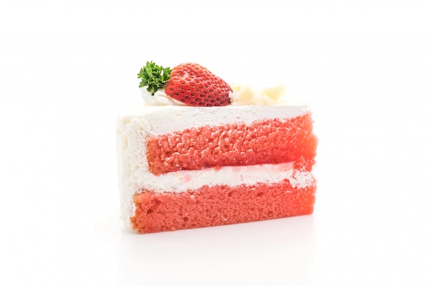 Photo gâteau aux fraises