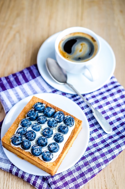 Gâteau aux myrtilles