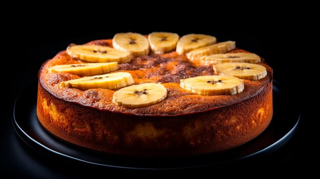 Photo gâteau à la banane et au chocolat