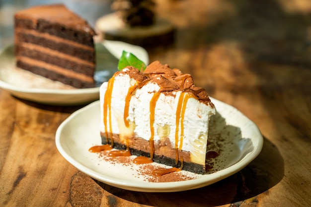 Gâteau Banoffee au caramel