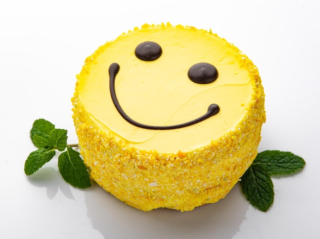 Gâteau bento avec motif smiley gâteau au citron candy bar