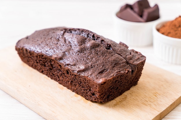 gâteau brownie au chocolat