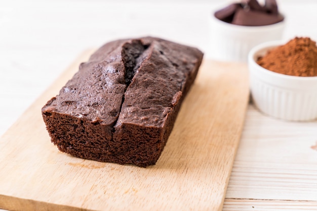 gâteau brownie au chocolat