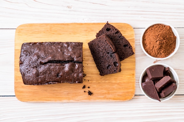 gâteau brownie au chocolat