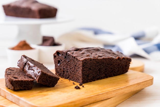 gâteau brownie au chocolat