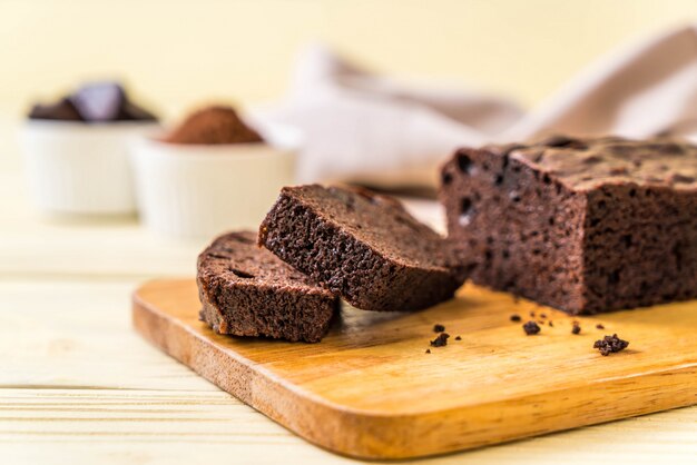 gâteau brownie au chocolat