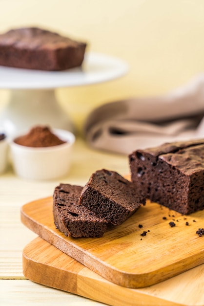 gâteau brownie au chocolat