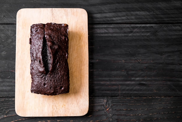 gâteau brownie au chocolat