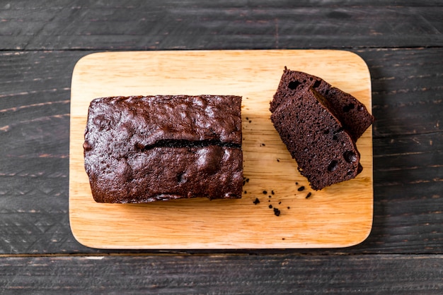 gâteau brownie au chocolat