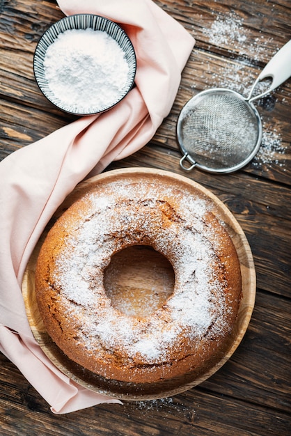 Gâteau Bundt fait maison