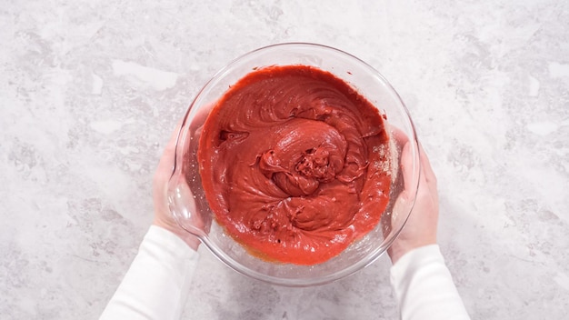 Gâteau Bundt de velours rouge