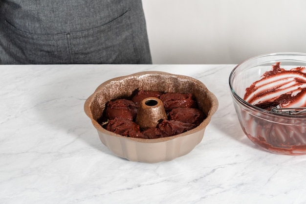 Gâteau Bundt de velours rouge